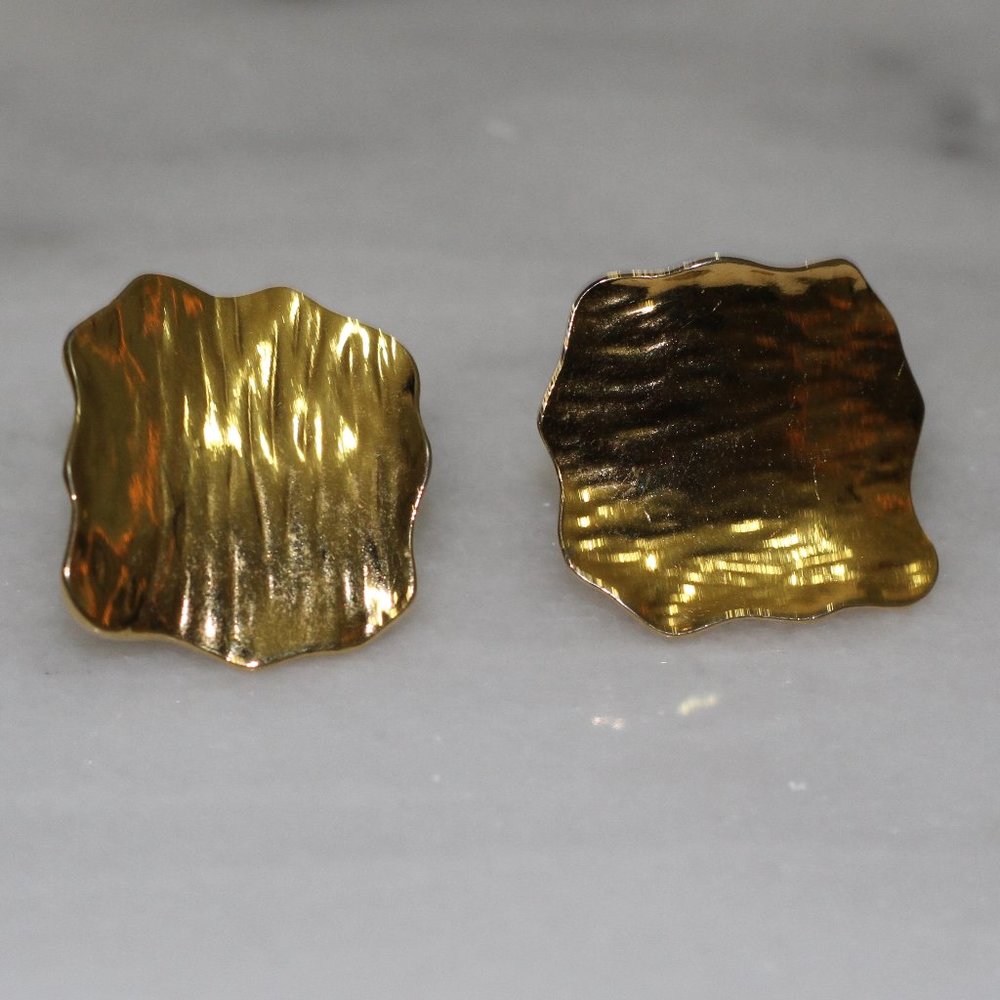 Gold Statement Earrings